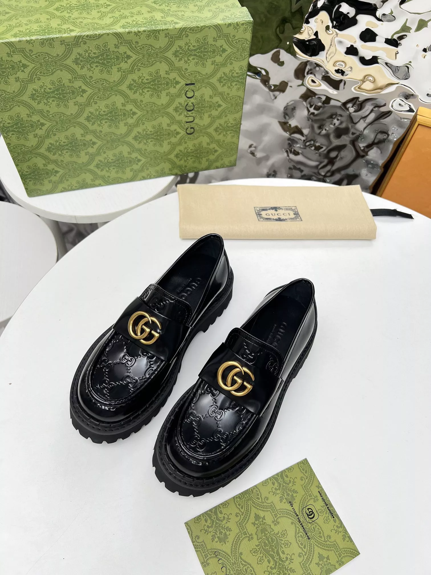 gucci oxfords chaussures pour femme s_12751672